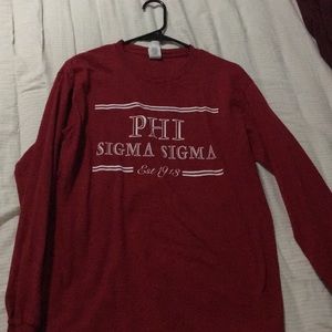 Long sleeve sorority tee
